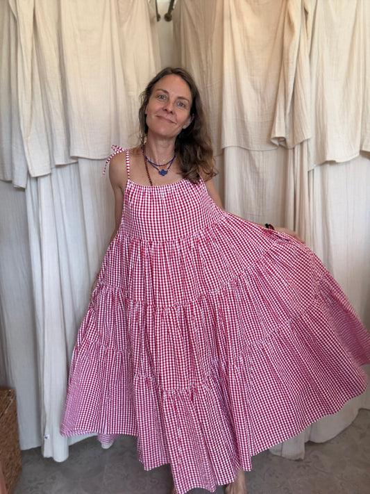 Robe Denise longue seersucker ❤️