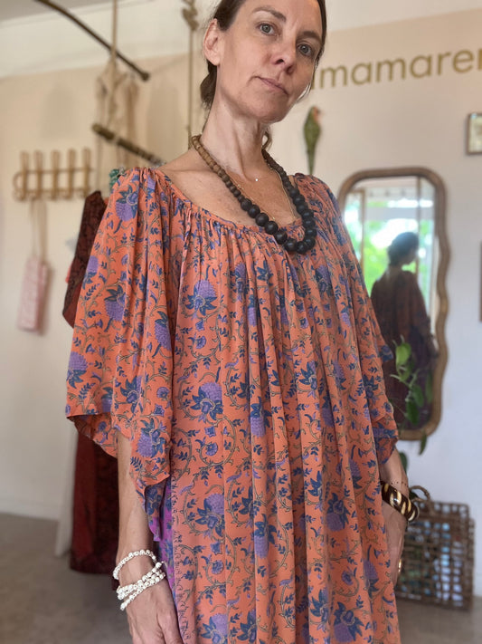 Robe Sahira 🧡🍊💙💜