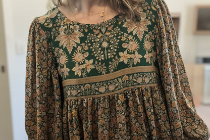 Robe Akansha longue 💚💛🧡