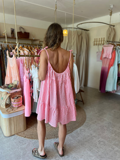 Robe Denise courte 🩷🤍