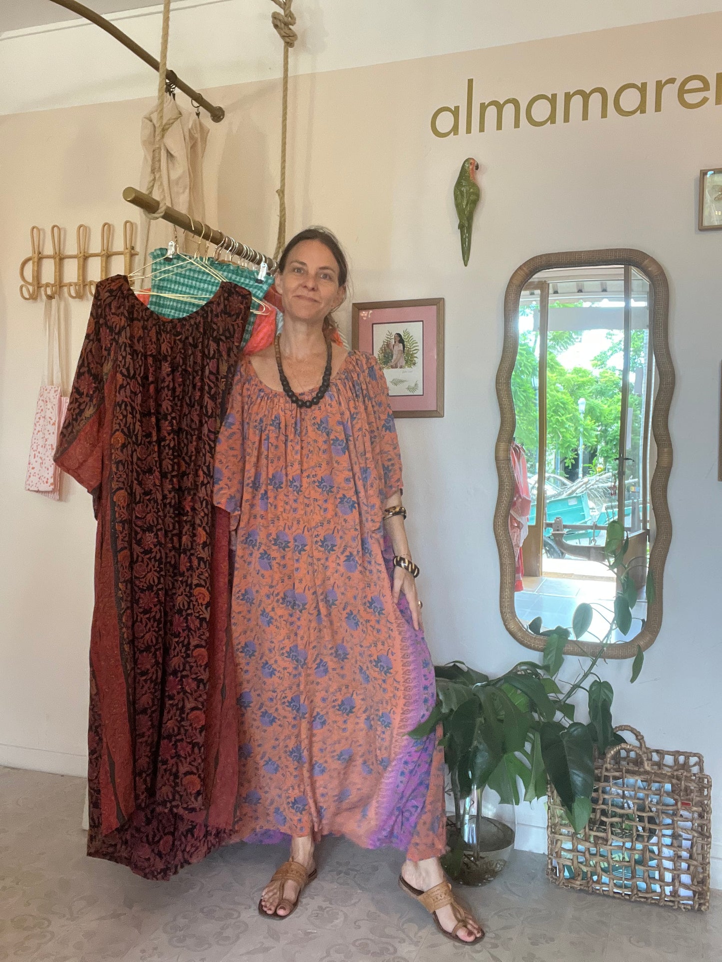 Robe Sahira 🧡🍊💙💜