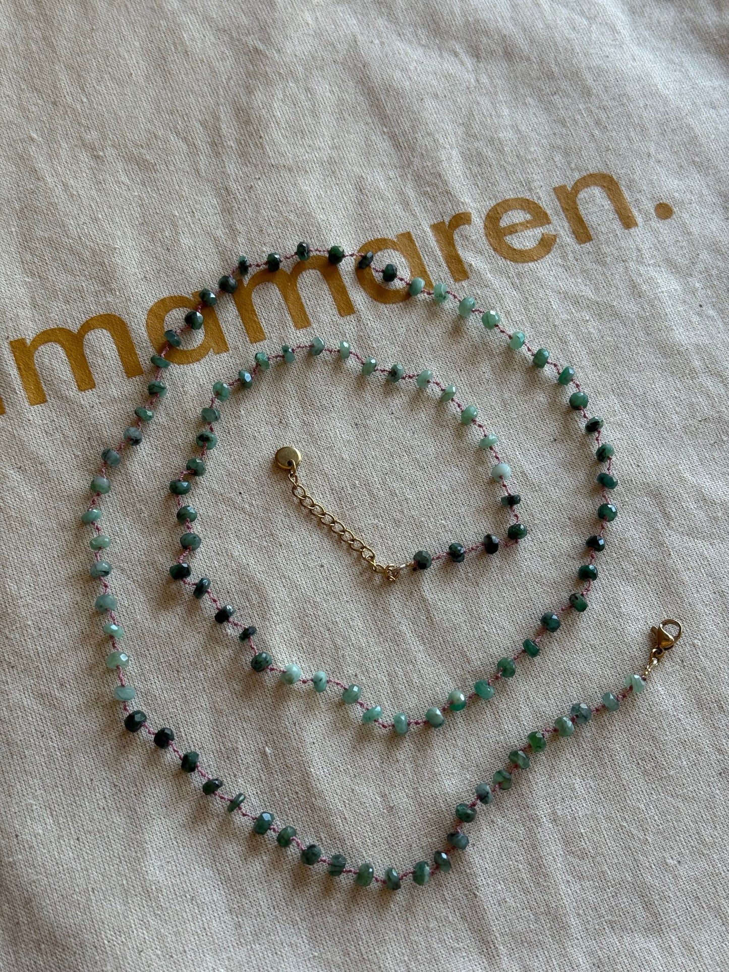 Collier Émeraudes