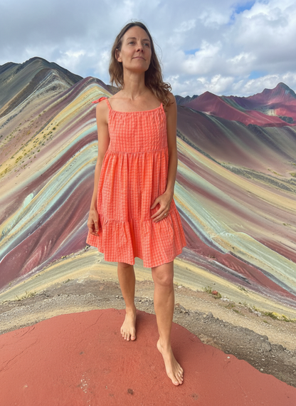 Robe Denise courte 🧡🩷