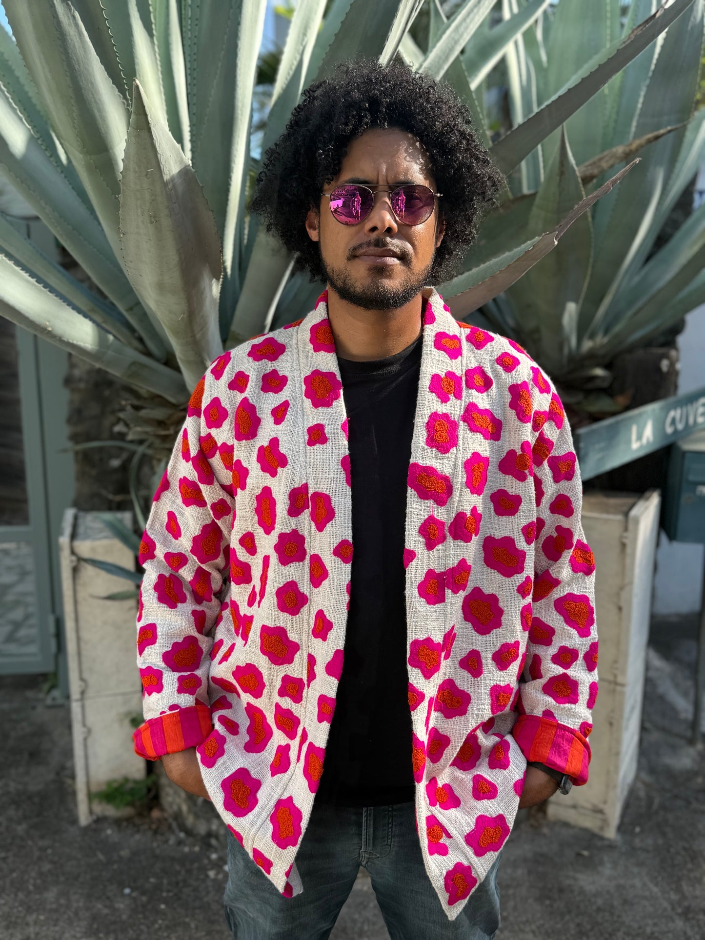 🩷🧡🐆Veste Cléo Léo longue