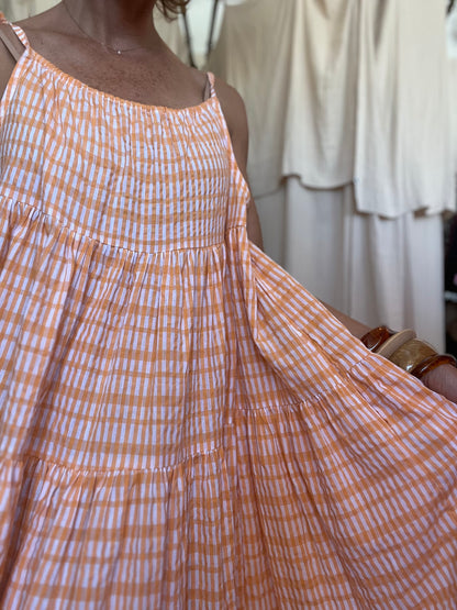 Robe Denise longue seersucker 🧡