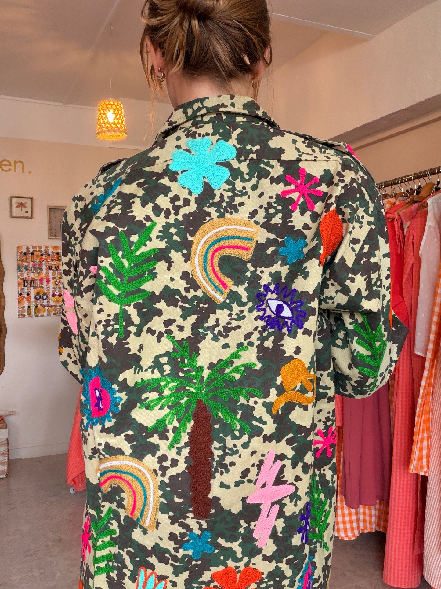 Veste upcyclée Peace ☮️