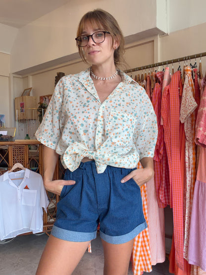 Chemise Charlie unisexe 🩷💛🩵
