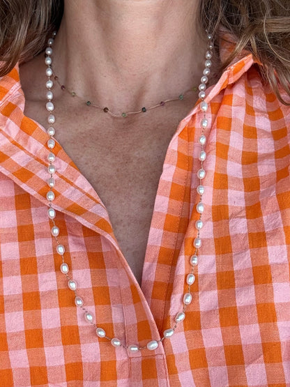 Collier perles culture