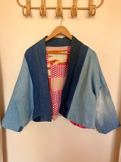 Veste Takamaka courte patchwork 🌸🩷🌼