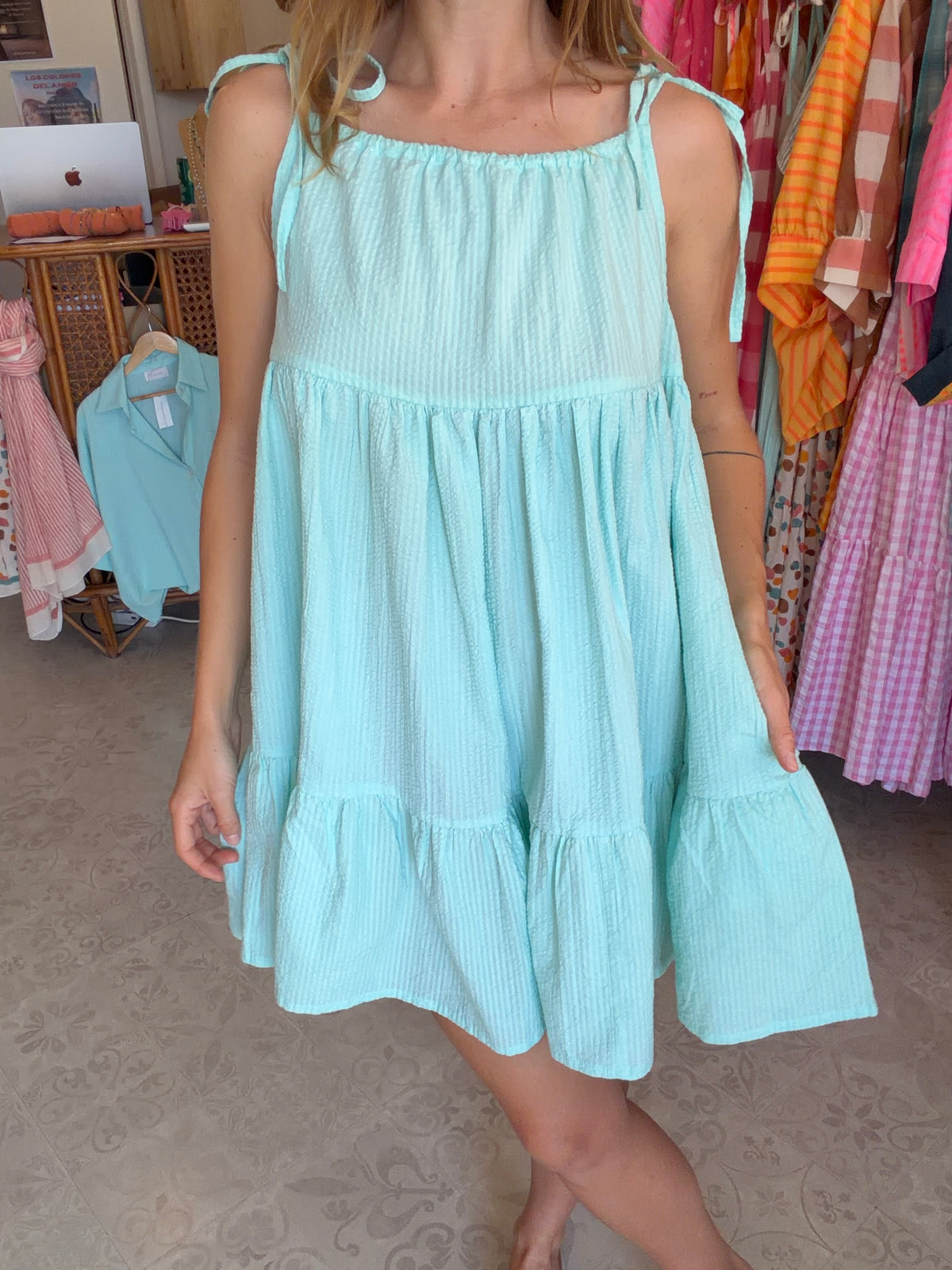 Robe Denise Courte 🩵