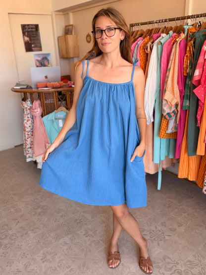 Robe bohème courte 💙