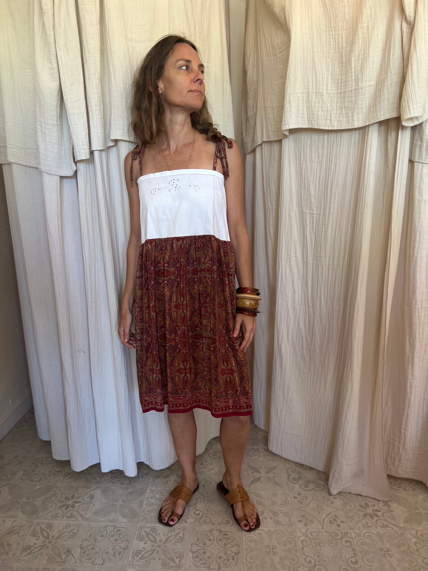 Robe Leonie XS-S🤍🌶️🤎
