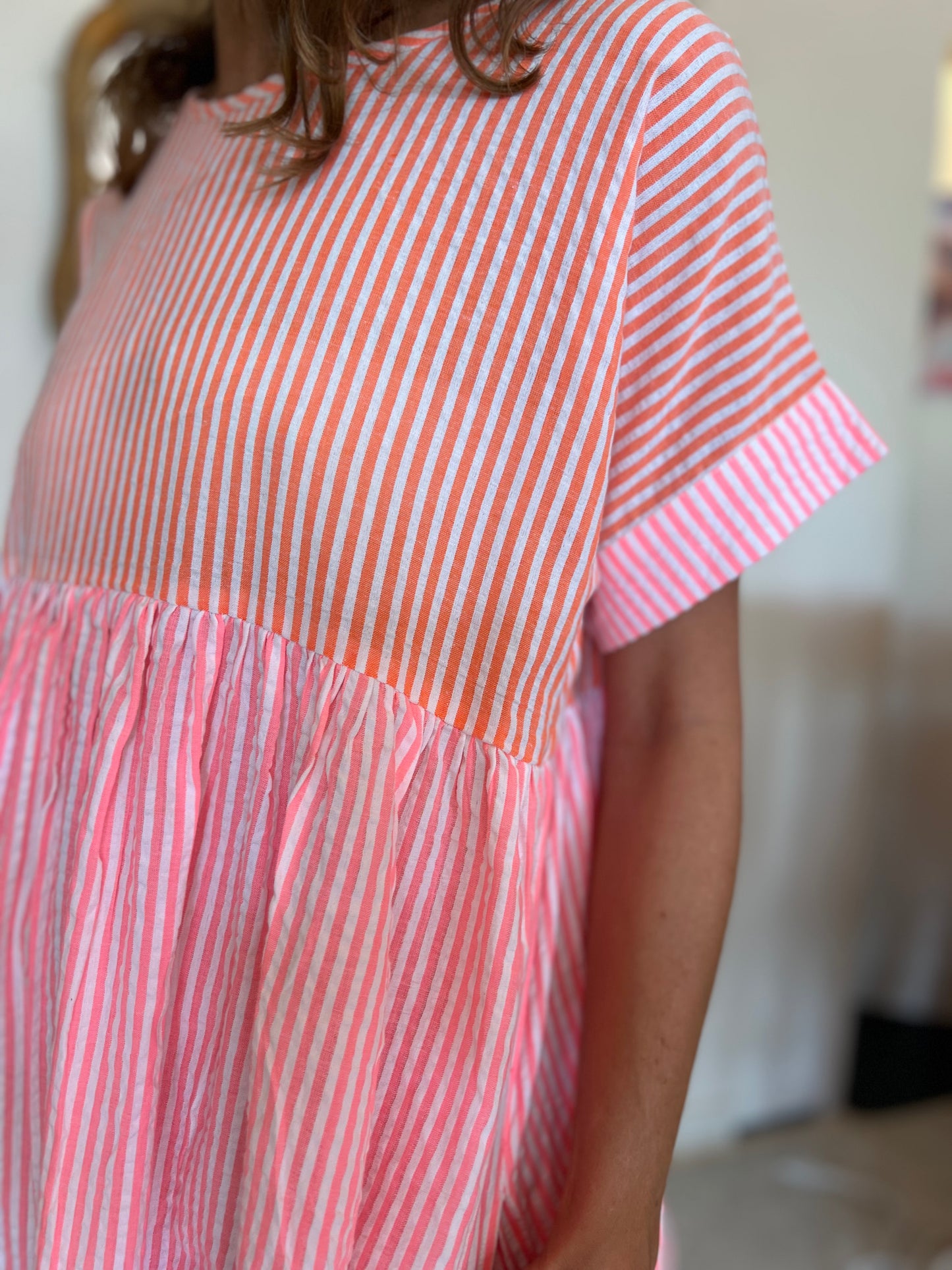 Robe Maïda longue 🧡🩷