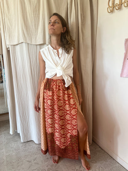 Jupe en soie 🍓🍋