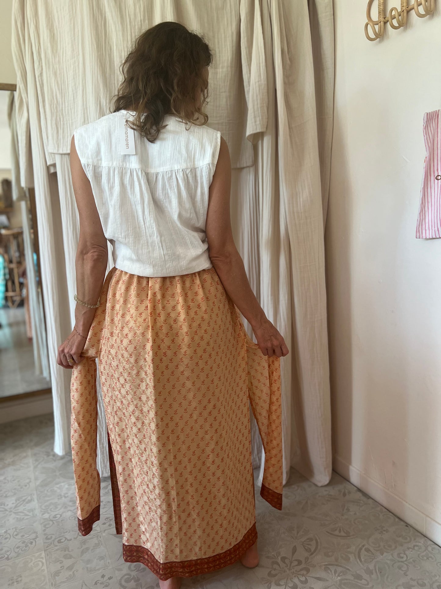 Jupe en soie 🍓🍋