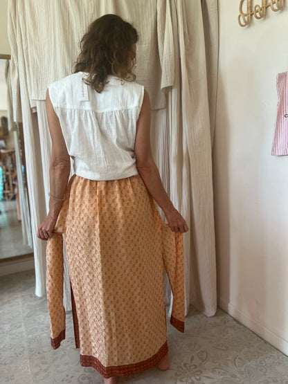 Jupe en soie 🍓🍋