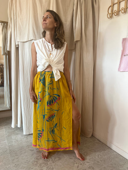 Jupe en soie 🪻🌸🍋