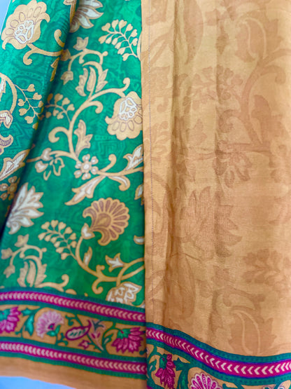 Jupe en soie 💛💚