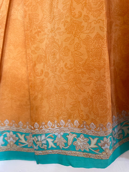 Jupe en soie 🧡🩵