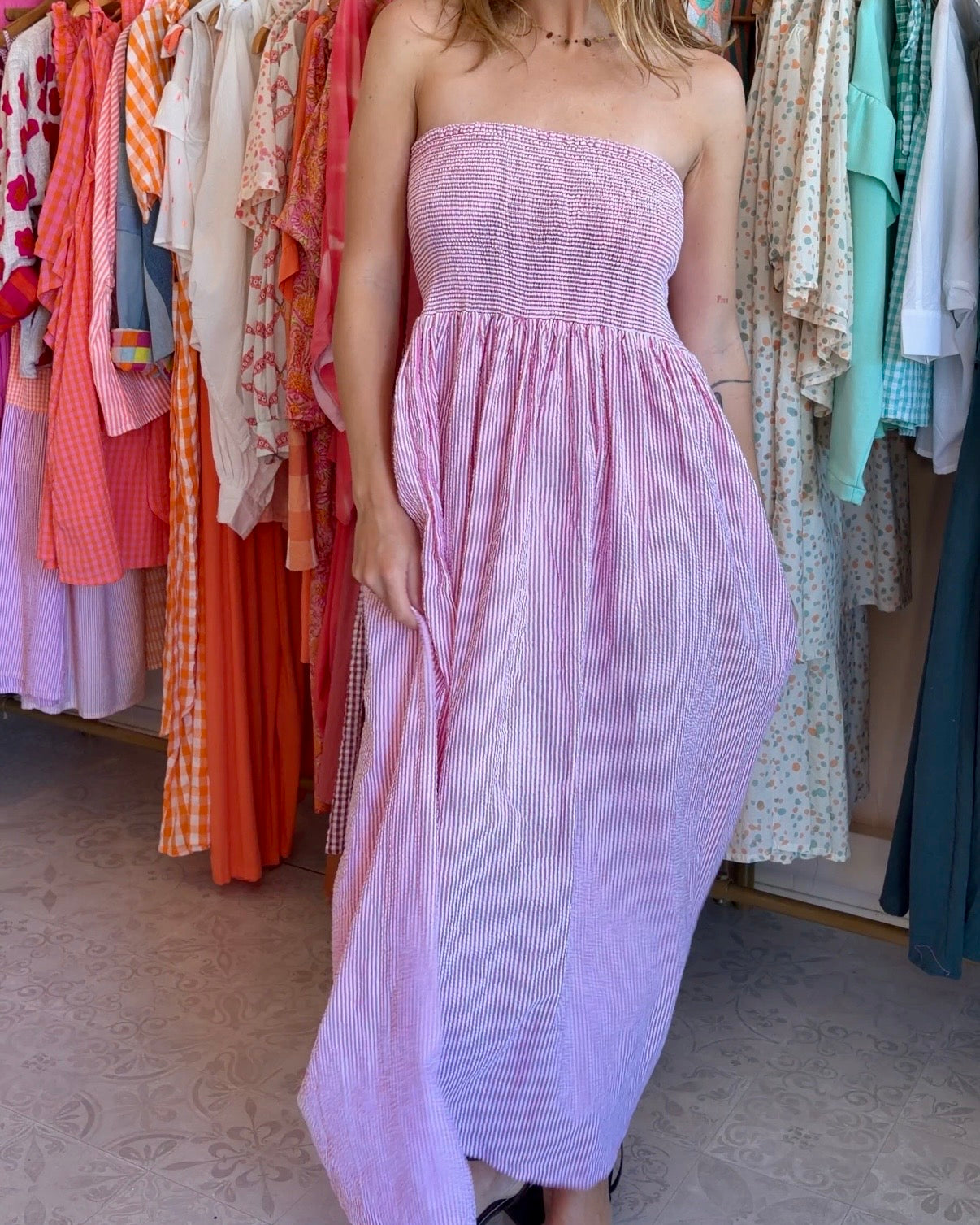 Robe smockée Josepha M-L 🌸