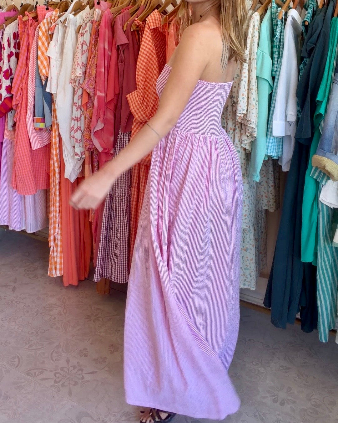 Robe smockée Josepha M-L 🌸