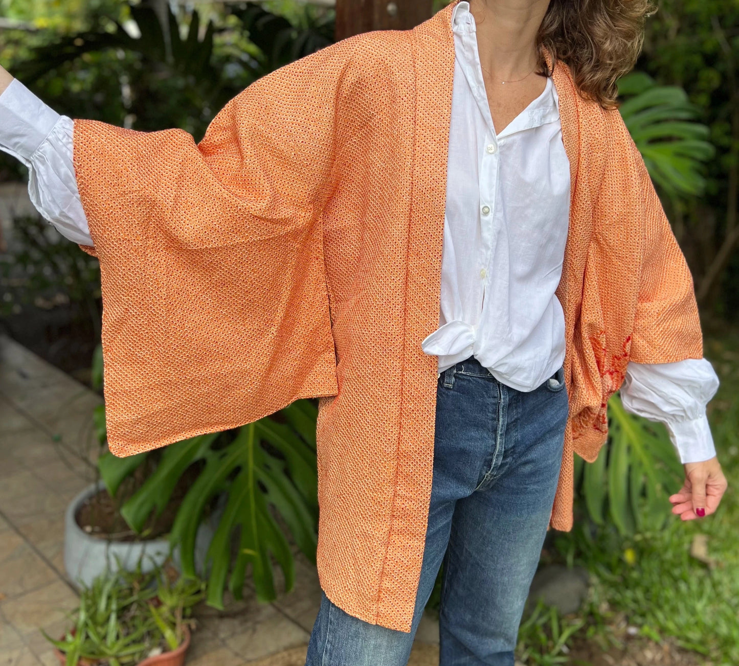 Kimono Shibori Orange