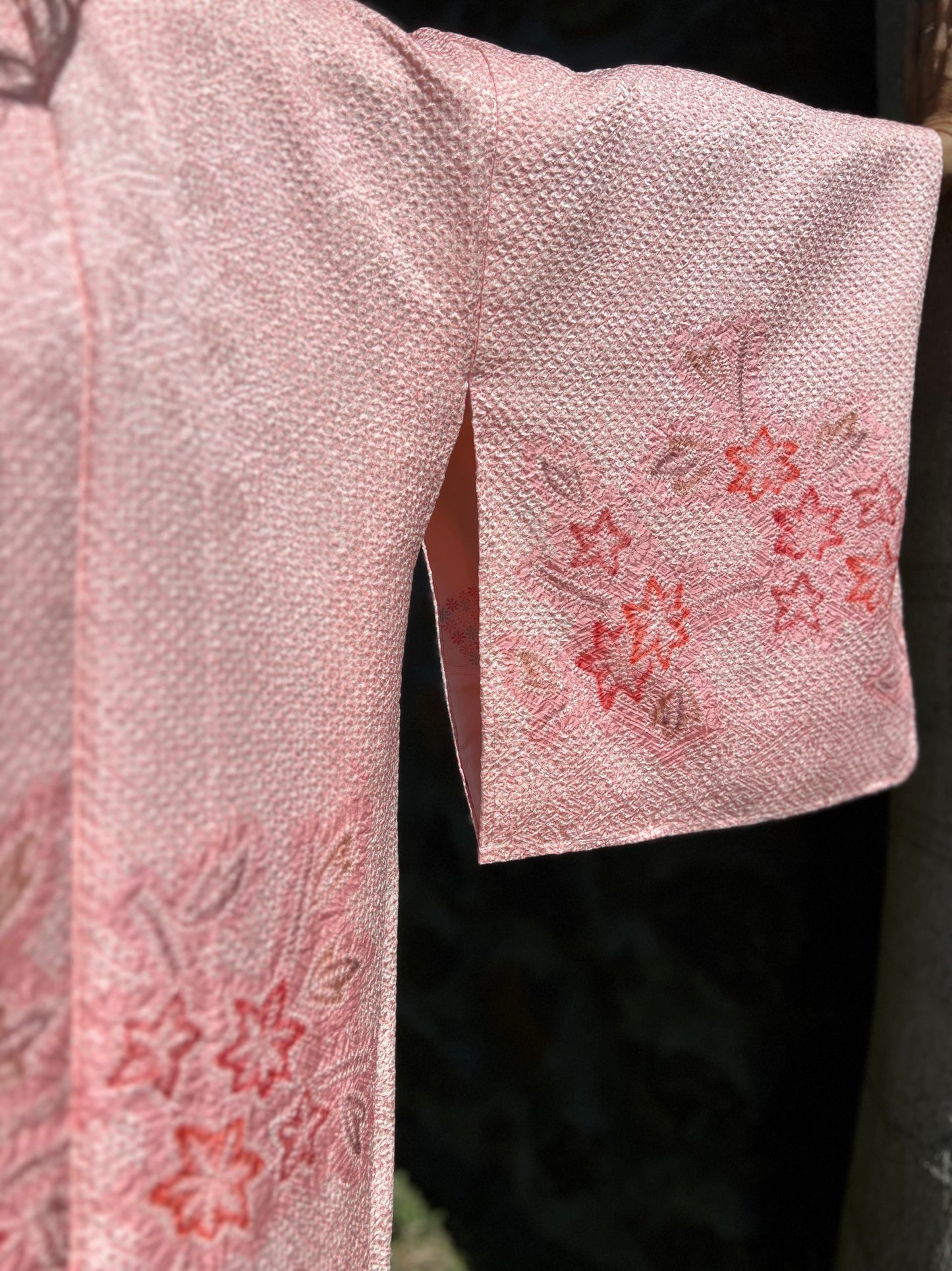 Kimono Shibori Pink floral | almamaren.