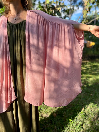 Kimono Old Pink Grenats | almamaren.