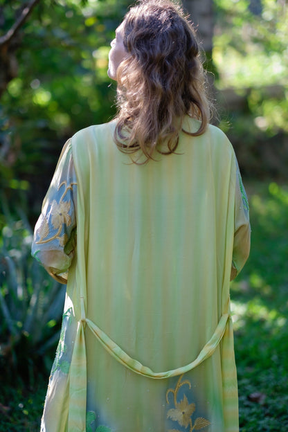 Kimono Jaya Yellow Green | almamaren.